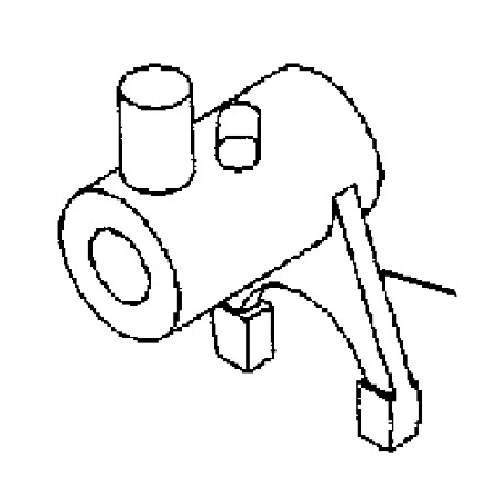 Forcella motocoltivatore modelli BRIK1 BRIK3 FC120 ORIGINALE EMAK YF1250860D | NewgardenAgri.com