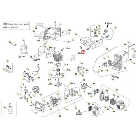 ORIGINAL ACTIVE t143 Erdbohrer Tankgummi 020083 | NewgardenAgri.com