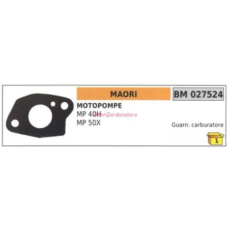 Carburettor gasket MAORI motor pump MP 40H 50X 027524 | NewgardenAgri.com