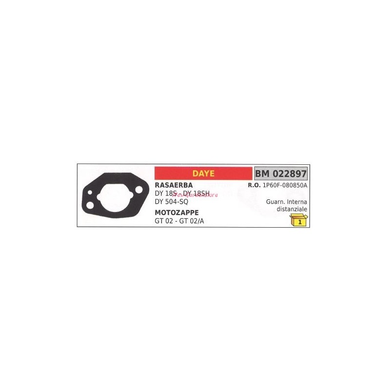 Guarnizione interna distanziale DAYE motozappa GT 02 022897