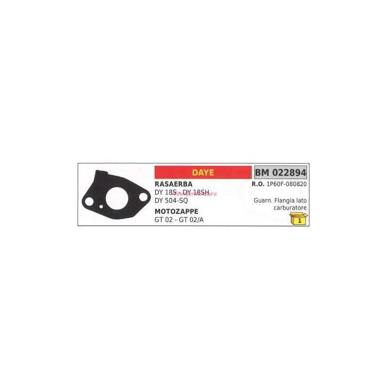 Gasket head DAYE motorhoe GT 02 022824