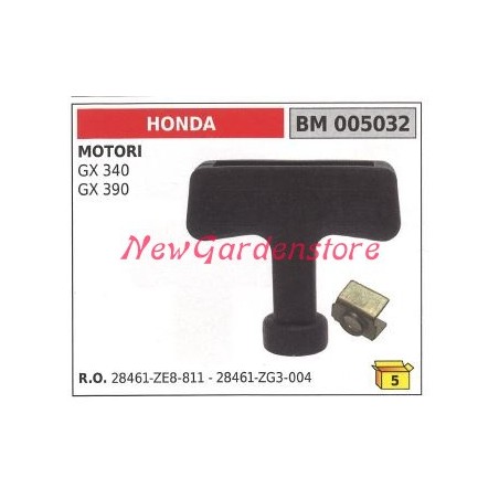 Empuñadura de arranque HONDA motocultor GX 340 390 005032 | NewgardenAgri.com