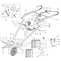 ORIGINAL ACTIVE t152 Modelle Erdbohrergriff 020778 | NewgardenAgri.com