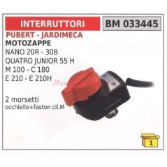 Interruttore PUBERT motore motozappa nano 20R 30 B m100 c180 e210 033445 | NewgardenAgri.com