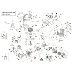 Kit carter albero motore trivella ORIGINALE ACTIVE trivella modelli t143 021969 | NewgardenAgri.com