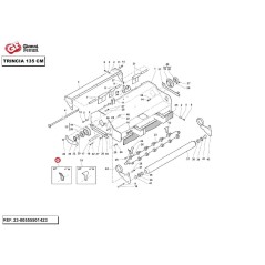 Kit knives Y-blades 56 pcs 135 cm ORIGINAL GIANNI FERRARI mulcher | NewgardenAgri.com