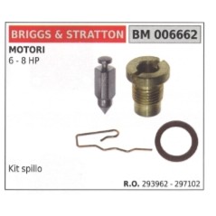 BRIGGS&STRATTON carburettor needle kit rotary tiller 6 - 8 HP 293962 - 297102 | NewgardenAgri.com