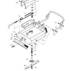 Geflügelte Klinge 53cm ORIGINAL STIGA Motorhacke CRONO 95 B - MANOR 95 H 118800026/0 | NewgardenAgri.com