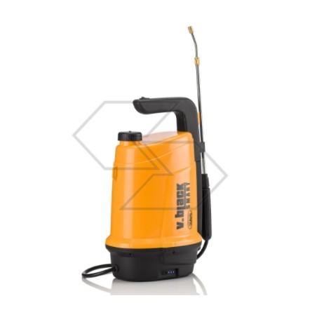 Pulverizador a batería V-BLACK SMART 12 V 8 Ah depósito 5 L con batería | NewgardenAgri.com