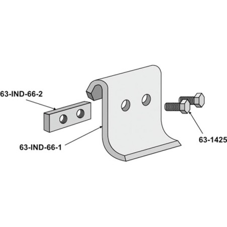 Azada de cadena cuchilla 350-470 DÜCKER 120mm