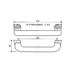 Black nylon grab handle for agricultural tractor door | NewgardenAgri.com