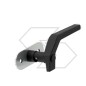 Right-side window closing handle for agricultural tractor door