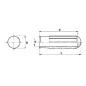 Cylindrical knob for agricultural tractor code A02311