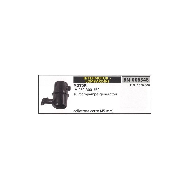 LOMBARDINI silenciador motor-bomba generador IM 250 300 350 006348