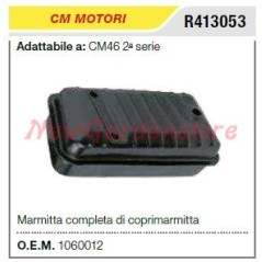 CMMOTORI Schalldämpfer Schalldämpfer Motor-Pumpe CM46 2. Serie R413053 | NewgardenAgri.com