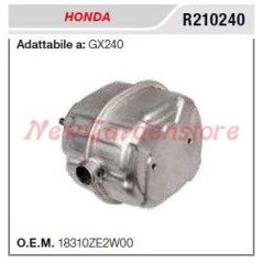 HONDA muffler muffler motor cultivator GX 240 R210240 | NewgardenAgri.com