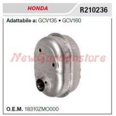 HONDA muffler muffler motorhoe GCV135 160 R210236 | NewgardenAgri.com