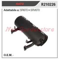 Marmitta silenziatore RATO motocoltivatore SR670 SRV670 R210226 | NewgardenAgri.com