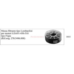 Cartouches filtrantes LOMBARDINI pour tracteurs marcheurs LDA 91-450-510 1033 | NewgardenAgri.com