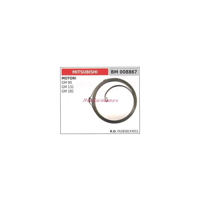 Muelle de arranque MITSUBISHI motobomba GM 90 131 181 008867