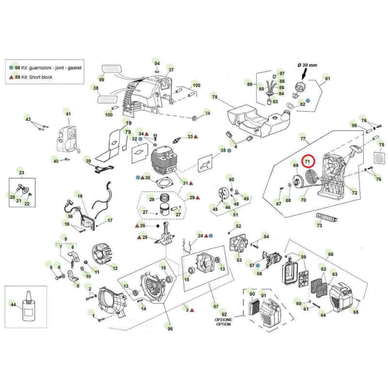 ORIGINAL ACTIVE Bürstenmäher-Starterfeder 4,5 - 5,5 Schnecke t143 020075