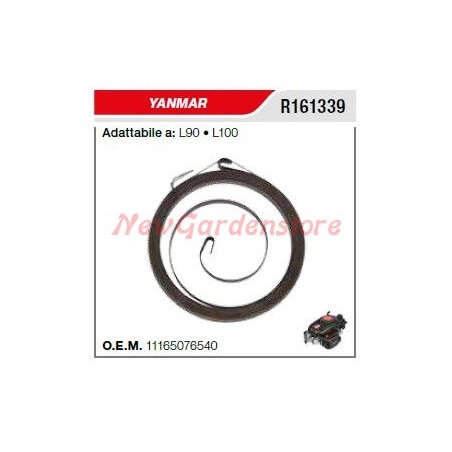 YANMAR ressort de démarrage L90 100 motoculteur R161339 | NewgardenAgri.com