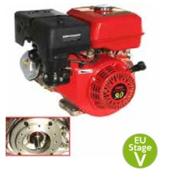 LAUNTOP COMPLETE ENGINE PETROL 4-STROKE CYLINDER SHAFT HORIZONTAL 270 cc | NewgardenAgri.com