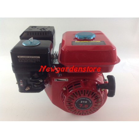 Complete LAUNTOP HORIZONTAL CYLINDER SHAFT ENGINE 19.05 210cc | NewgardenAgri.com