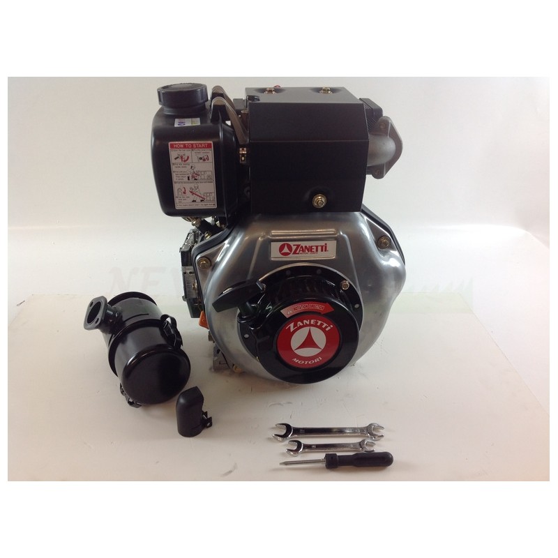 Kompletter Motor ZANETTI DIESEL ZDM70C1M mit Handstart