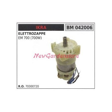 IKRA electric motor for EM 700 (700W) rotary tiller 042006 70300720 | NewgardenAgri.com