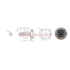 ZANETTI DIESEL ZDM70L2E Traktormotor zylindrisch Elektrostart