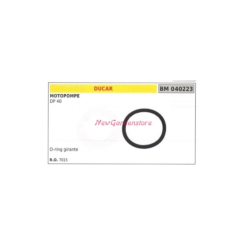 Joint torique roue DUCAR motopompe DP 40 040223