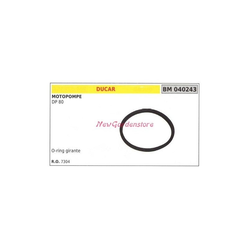 Joint torique roue DUCAR DP 80 motopompe 040243