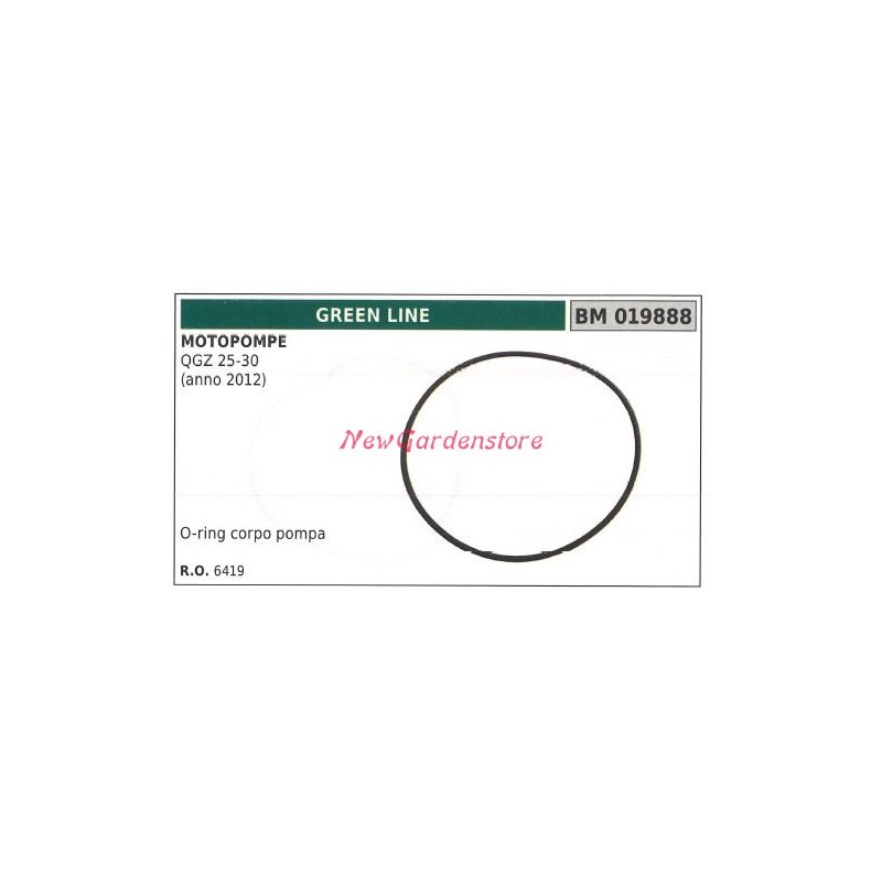 O-ring GREENLINE motopompa QGZ 25-30 ANNO 2012 019888