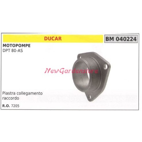 Coupling connection plate DUCAR motor pump DPT 80-AS 040224 | NewgardenAgri.com