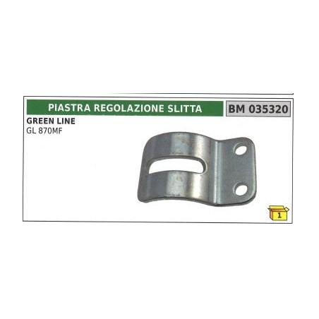 Piastra regolazione slitta per motofalciatrice GL 870MF | NewgardenAgri.com