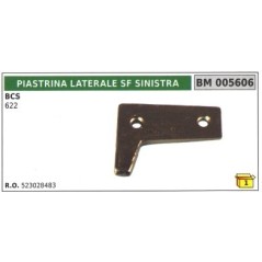 Piastrina dente doppio SF SINISTRA per motofalciatrice bcs 622 | NewgardenAgri.com