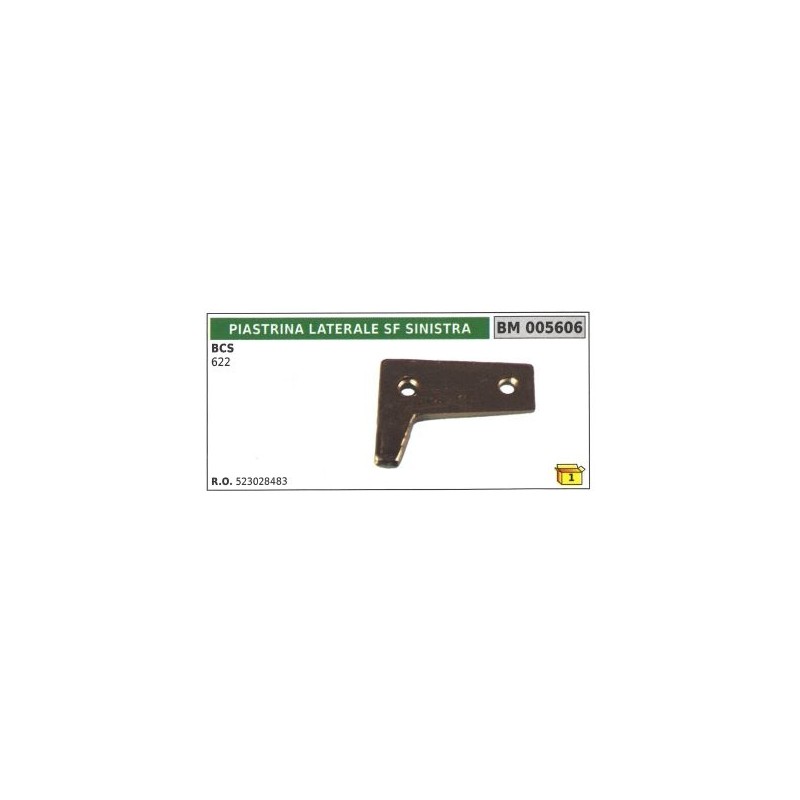 Placa dentada doble SF IZQUIERDA para cortacésped bcs 622