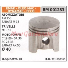 AM150 piston pulvérisateur MTL51 motopompe SC 23-33 Ø 40mm EMAK 001283 | NewgardenAgri.com