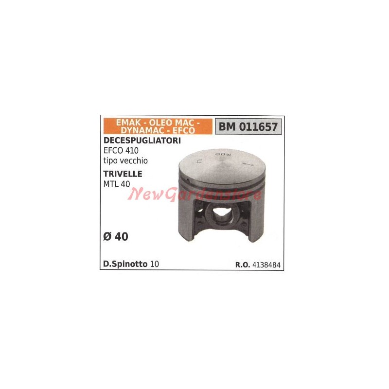 Piston de débroussailleuse EFCO 410 MTL 40 Ø  40mm EMAK 011657