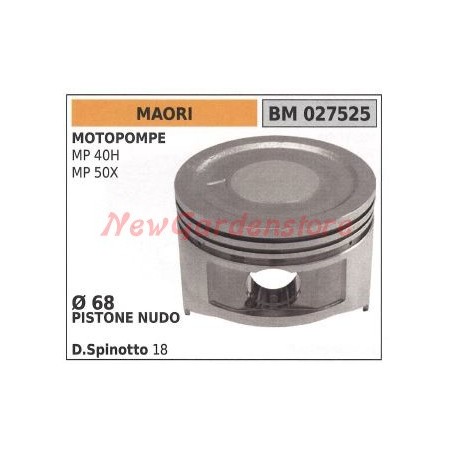 MAORI piston de pompe à moteur 40H 50X 027525 | NewgardenAgri.com