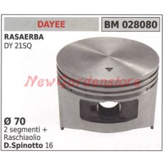 Piston moteur tondeuse GT 02 Ø 60mm DAYE 022880 | NewgardenAgri.com