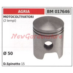 Piston for 2-stroke motor cultivator Ø 50mm AGRIA 017646 | NewgardenAgri.com