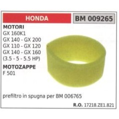 Préfiltre à mousse HONDA moteur GX160K1 140 200 120 motoculteur F 501 009265 | NewgardenAgri.com