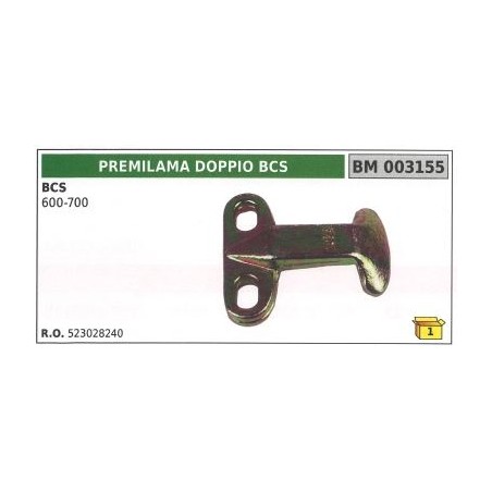 Premilama doppio per trattore agricolo BCS 600 700 | NewgardenAgri.com