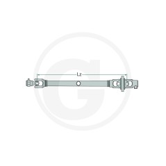 Zapfwelle für Ackerschlepper 1 3/8'' 6 Zähne LZ860mm G3/G4 3978202108600