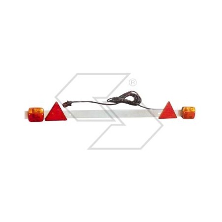 Rear adjustable light fitting bar agricultural tractor 1300-1800mm cable 6.5m | NewgardenAgri.com