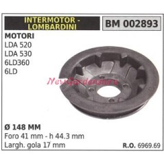 LOMBARDINI LDA 520 530 6LD360 6 LD motor hoe starter pulley 002893 | NewgardenAgri.com