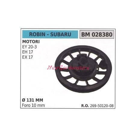 Polea de arranque motobomba SUBARU EY 20 - 3 EH 17 EX 17 028380 | NewgardenAgri.com