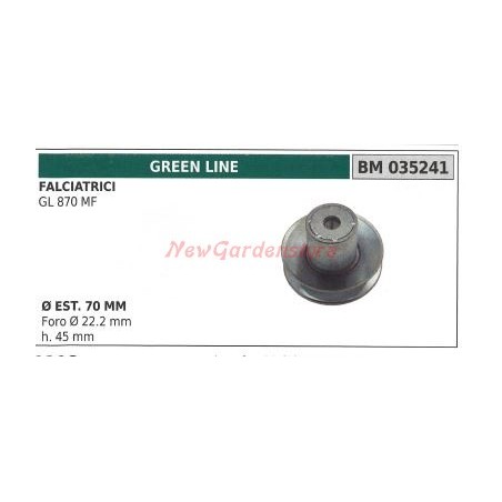 Poulie pour tondeuse GL 870 MF GREENLINE 035241 | NewgardenAgri.com